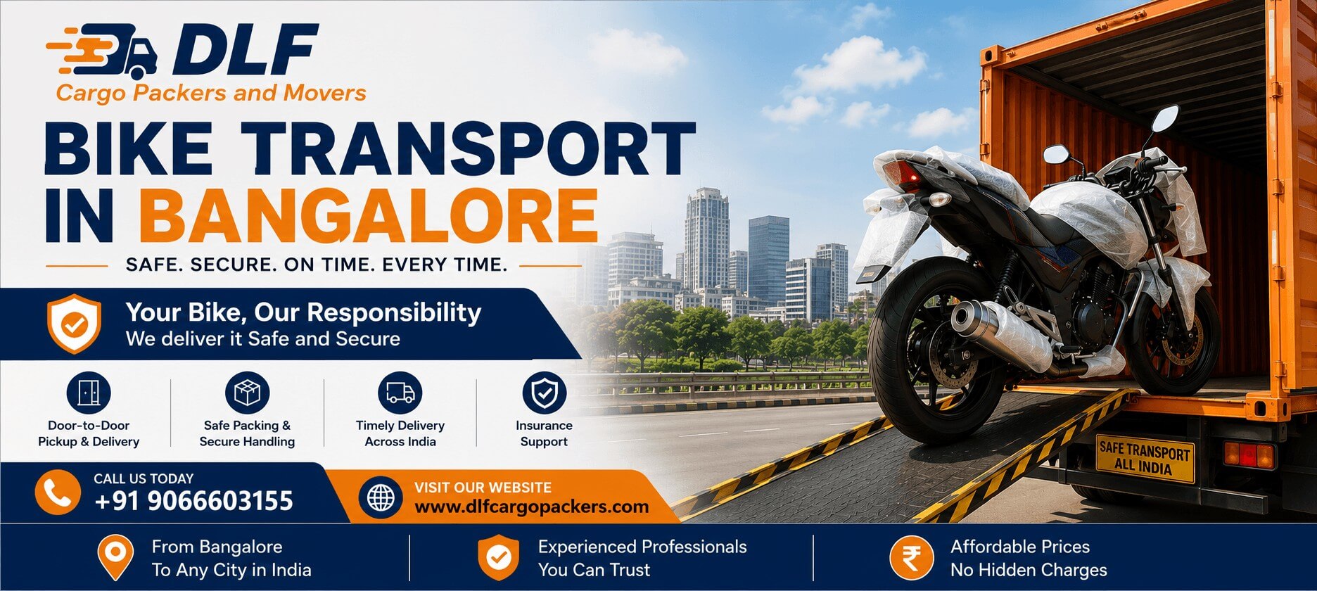 Bike Transport Services in Bangalore 